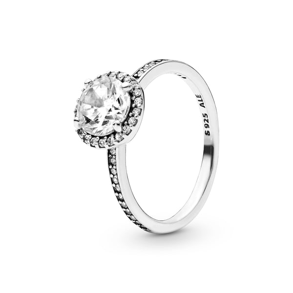 Pandora plain silver ring top