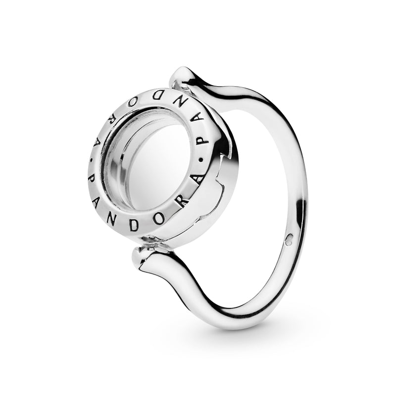PANDORA floating locket silver ring