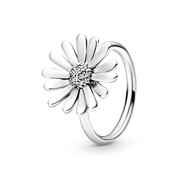 Pavé Daisy Flower Statement Ring