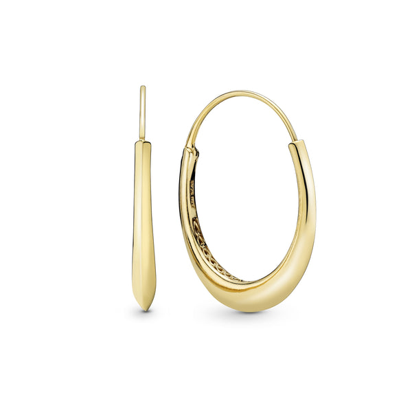 14k Gold Plated  hoop earrings