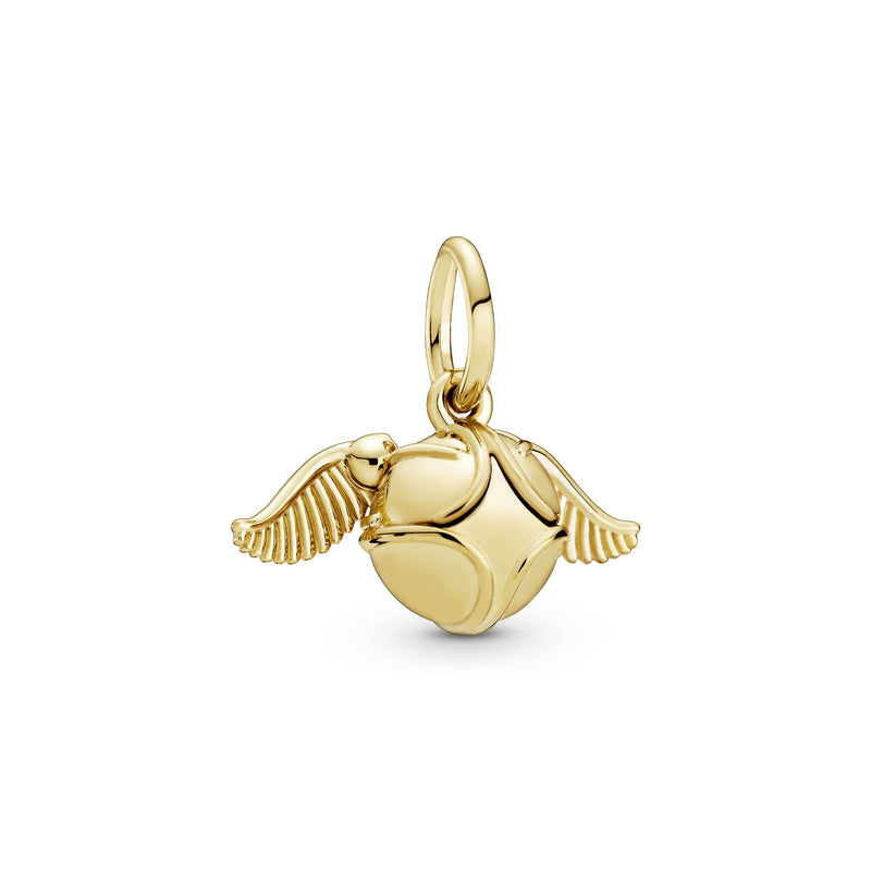 Harry Potter Golden Snitch 14k Gold Plated  pendant