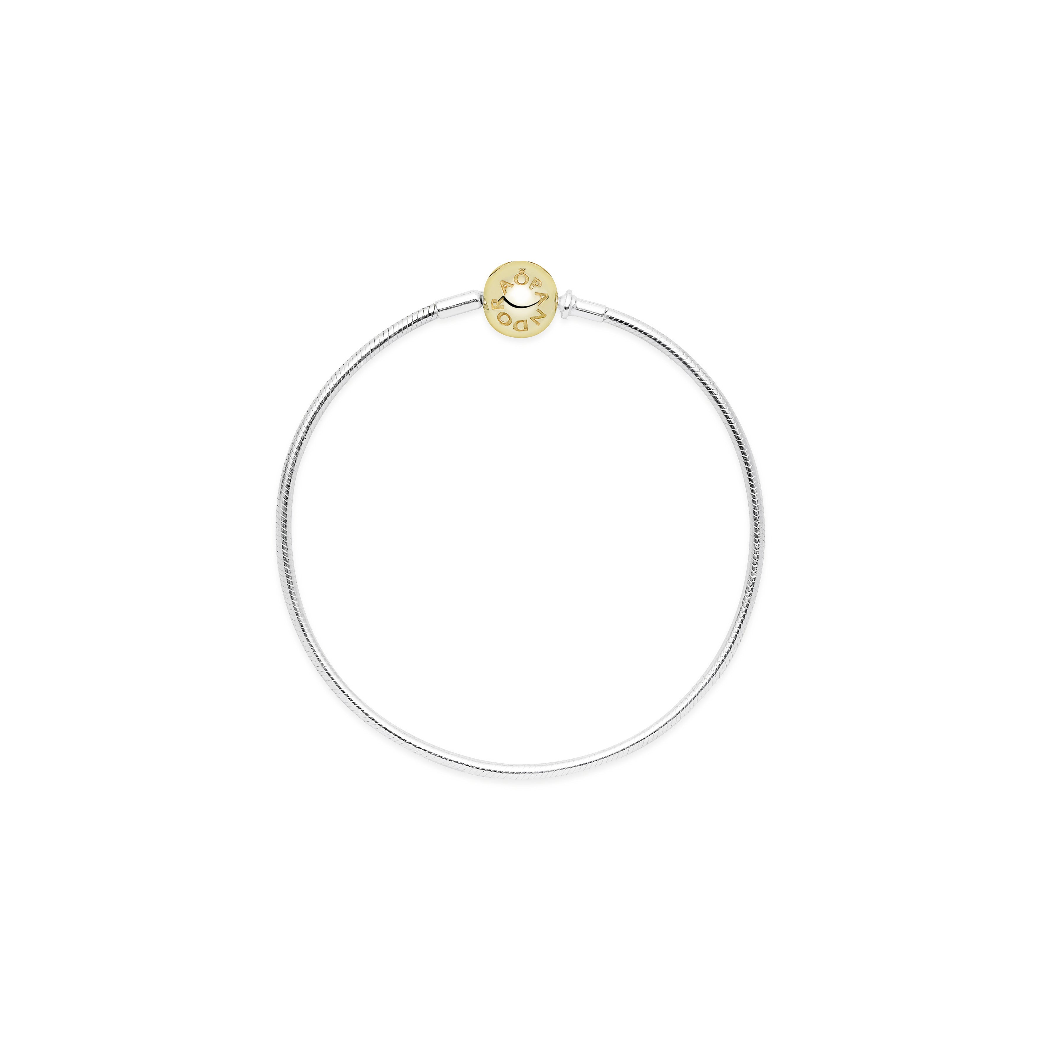 ESSENCE COLLECTION silver bracelet with 14k clasp