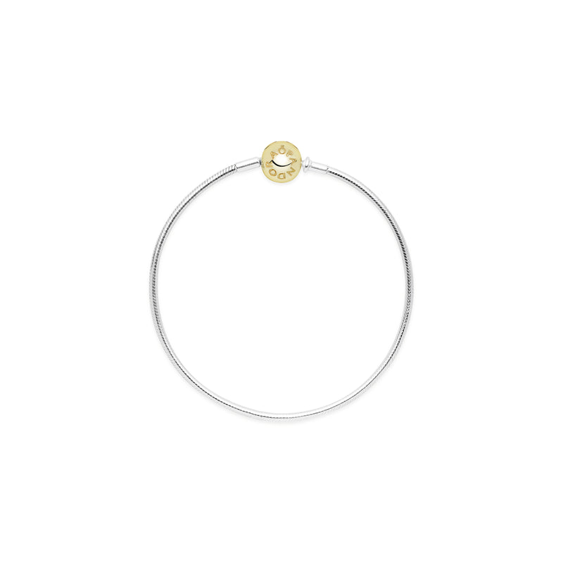 ESSENCE COLLECTION silver bracelet with 14k clasp