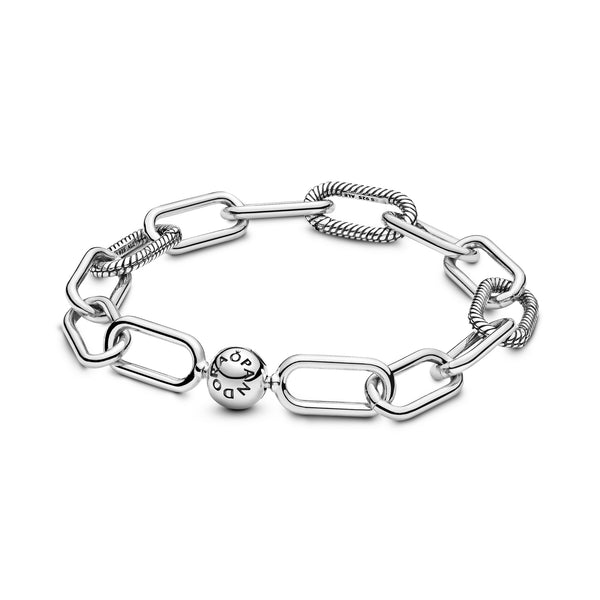 Sterling silver link bracelet