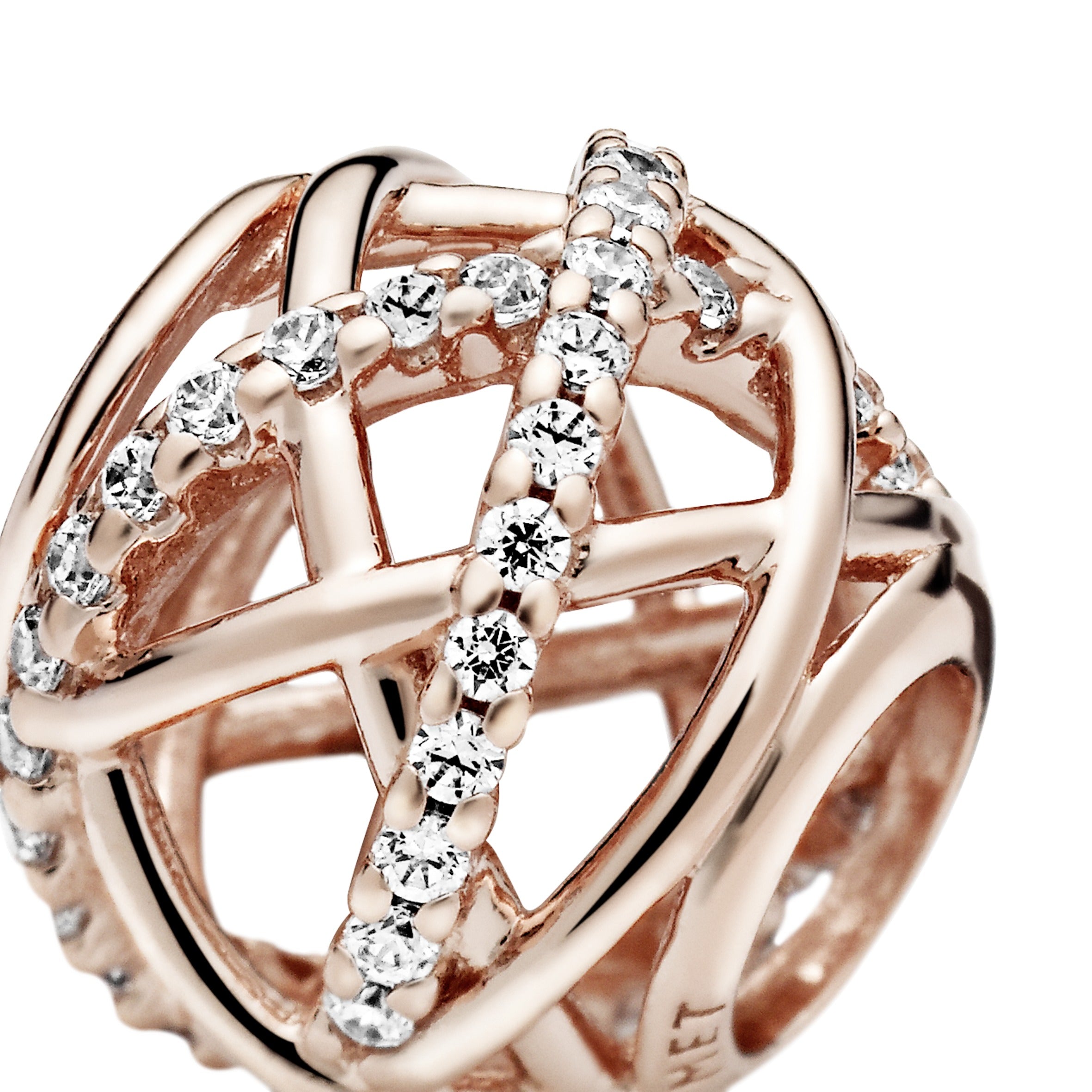 Sparkling & Polished Lines Charm