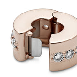 PANDORA Rose clip with clear cubic zirconia