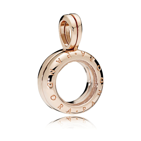 PANDORA Rose floating locket dangle