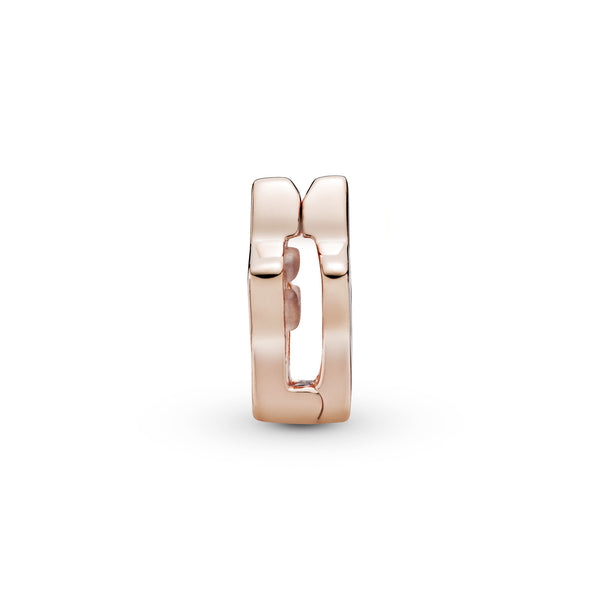PANDORA Reflexions star clip charm in PANDORA Rose