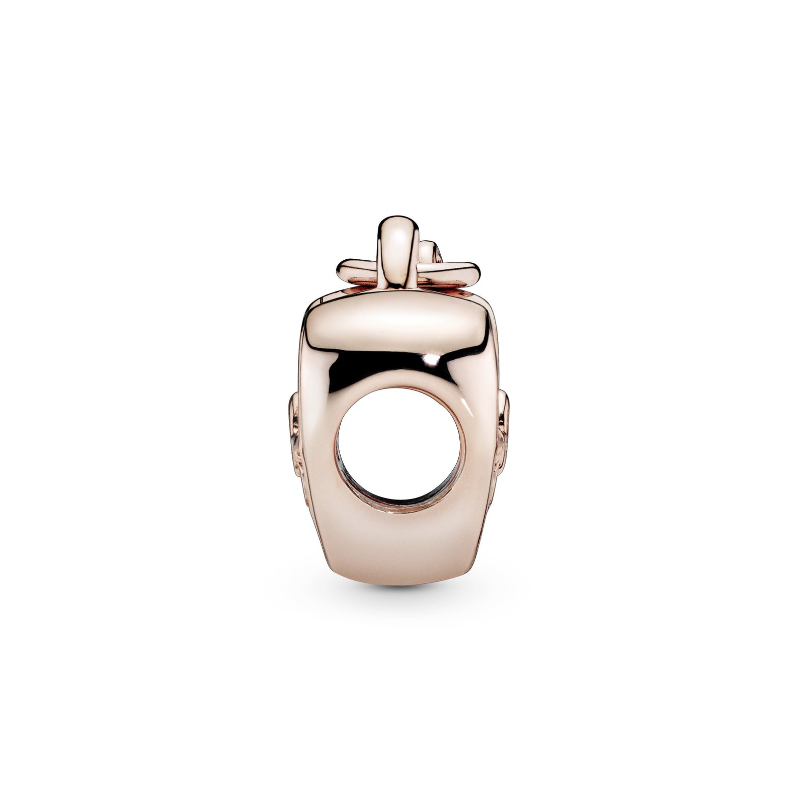 Heart padlock and key 14k Rose Gold plated charm Pandora Jordan