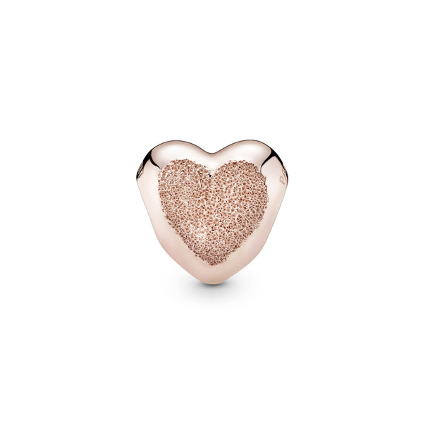 Heart charm in diamond pointed Pandora Rose Pandora Jordan