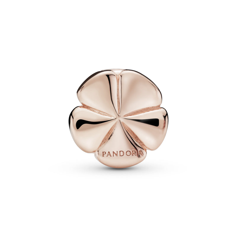 Pandora Reflexions flower clip charm in PANDORA Rose