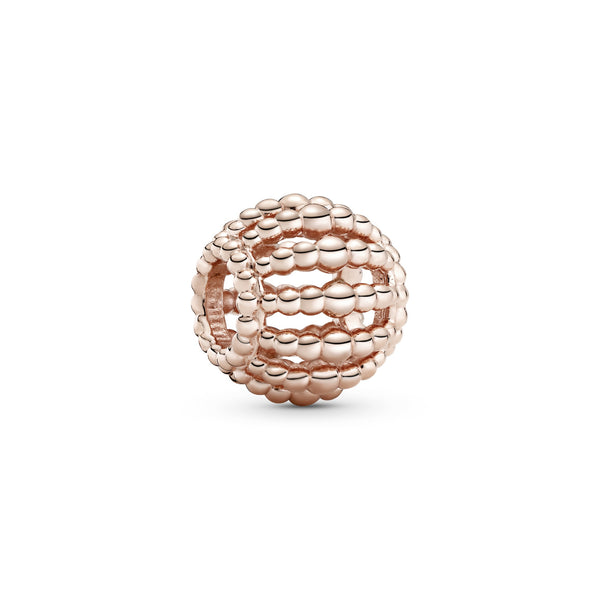 Beaded 14k Rose Gold-plated charm