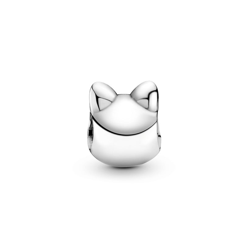 Cat silver charm