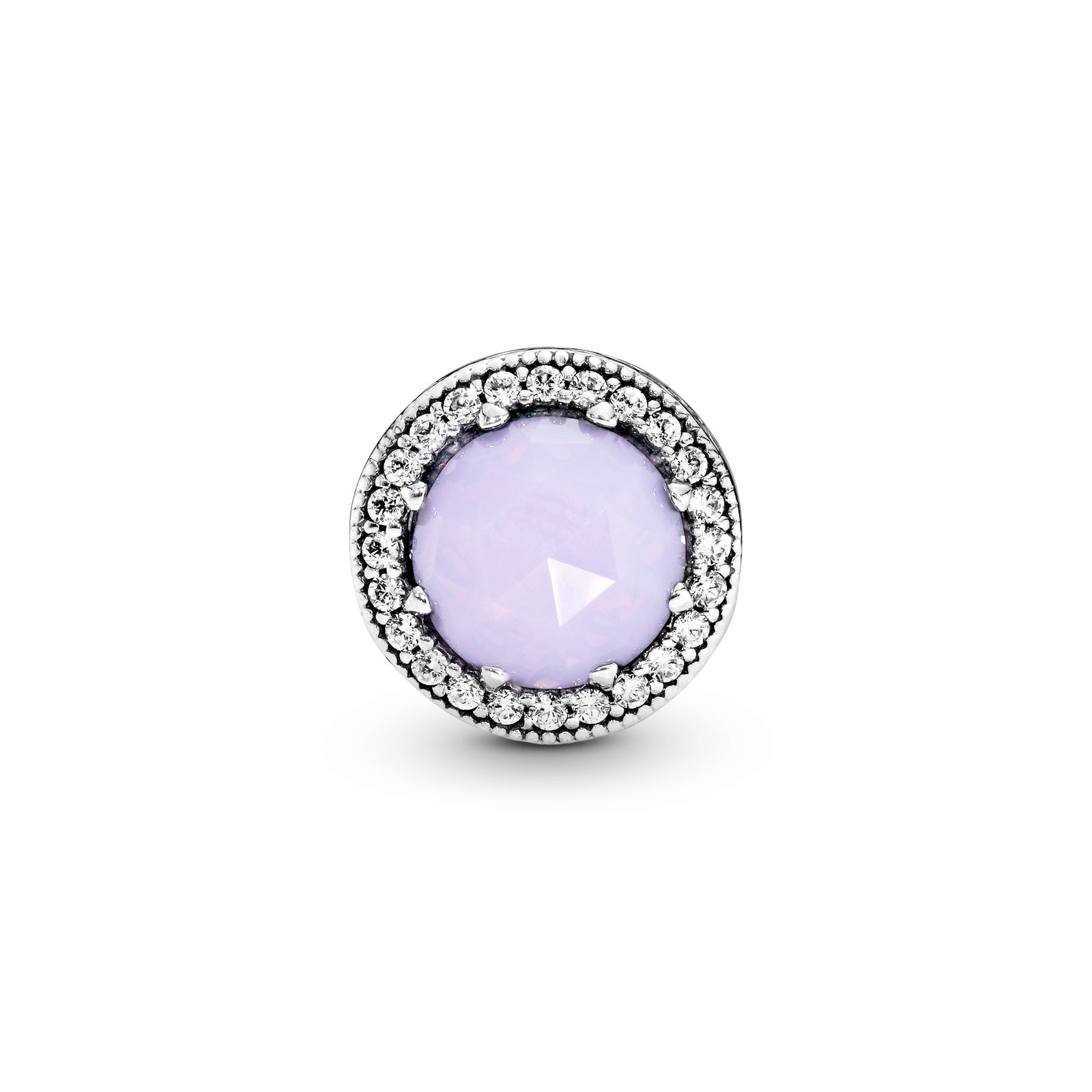 Pandora opalescent pink radiant hearts charm clearance