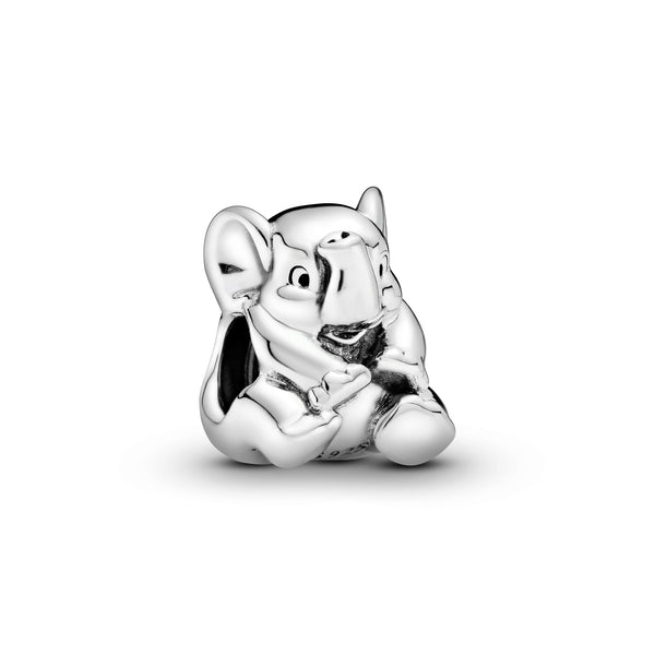 Elephant silver charm