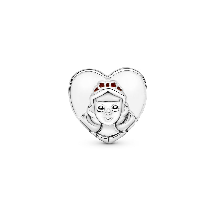 Disney Snow White silver clip with red and white enamel