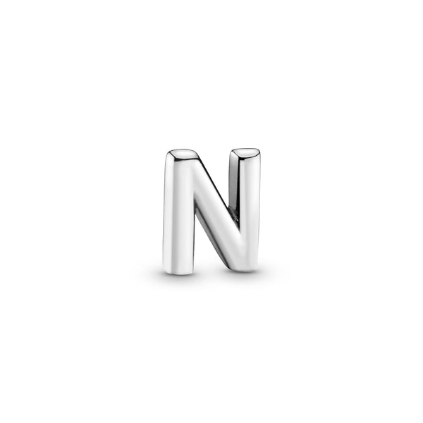 Letter N silver petite element