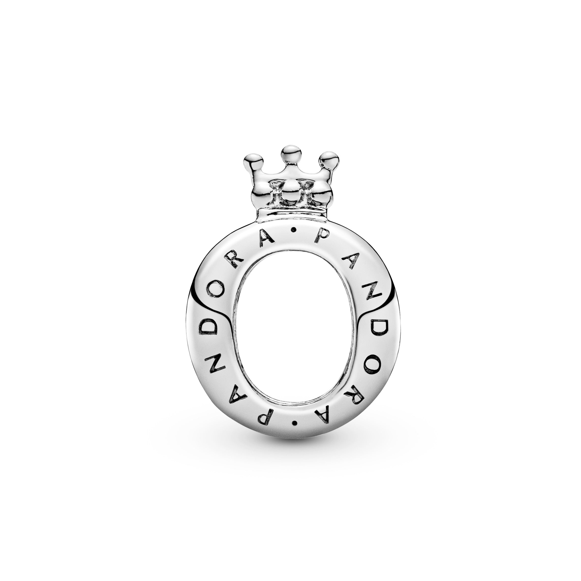 PANDORA crown O silver charm