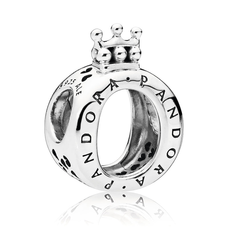 PANDORA crown O silver charm