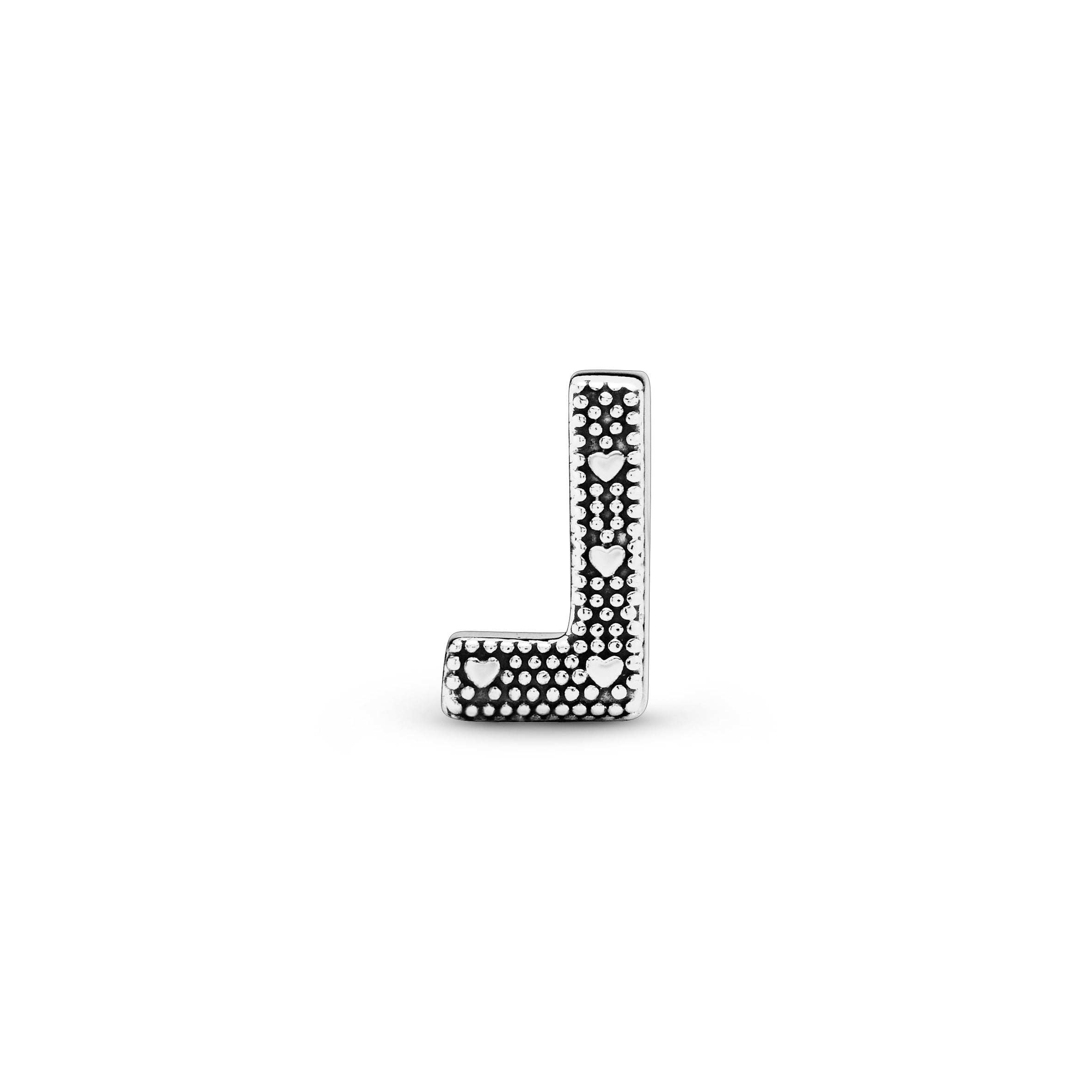 Letter L silver charm – Pandora Jordan