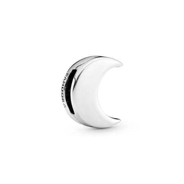 PANDORA Reflexions moon silver clip charm