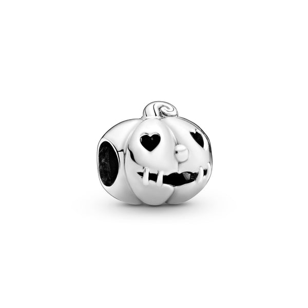 Pumpkin silver charm