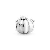 Pumpkin silver charm