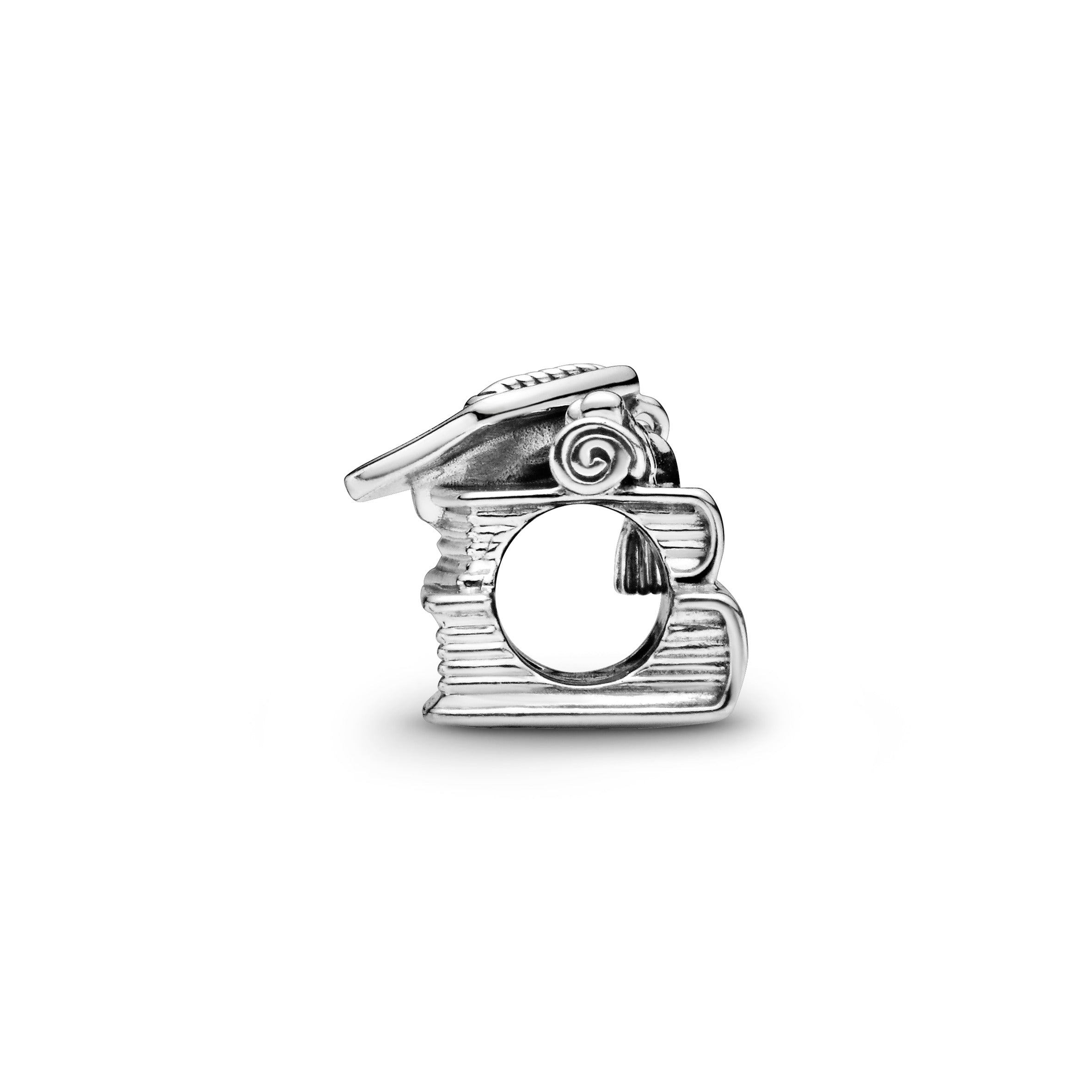 Graduation silver charm