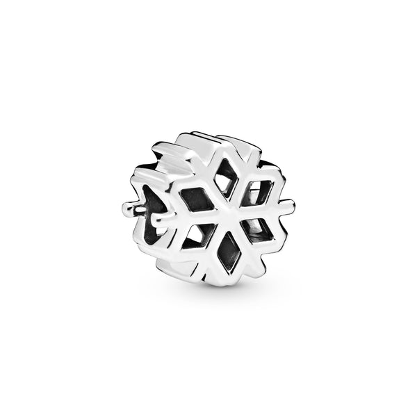 Snowflake sterlling silver charm