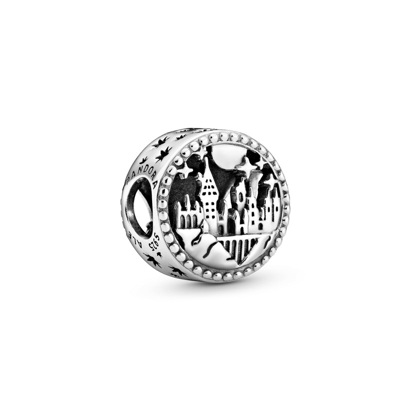 Harry Potter, Hogwarts School of Witchcraft and Wizardry sterling silver charm