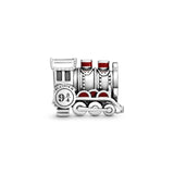 Harry Potter, Hogwarts Express sterling silver charm with red enamel