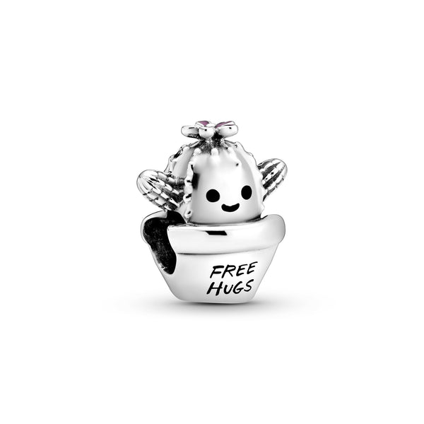 Free Hugs Cactus Charm