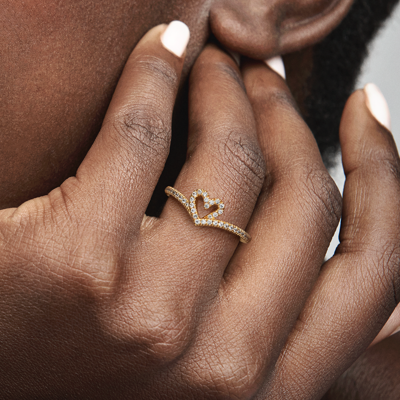 Sparkling heart ring pandora new arrivals