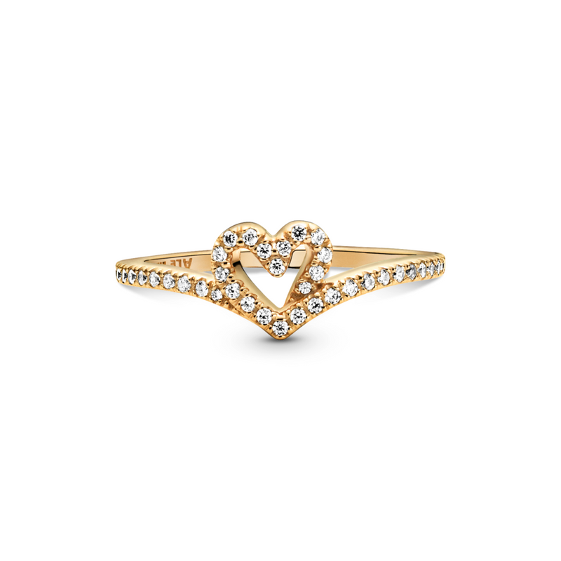 Pandora Timeless Wish Sparkling Heart Ring