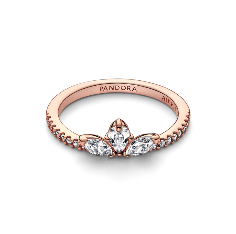 Pandora rose discount gold solitaire ring