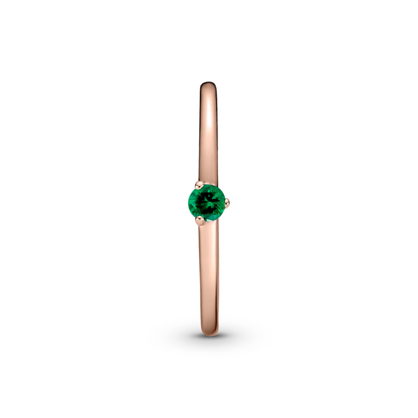 Green Solitaire Ring