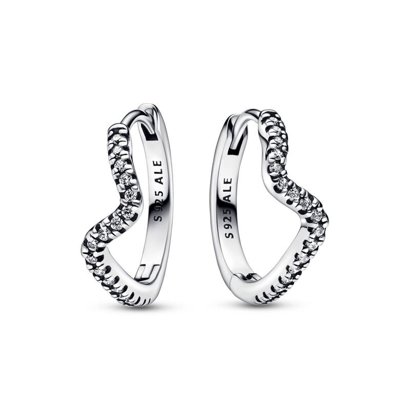 Pandora half hoop deals earrings