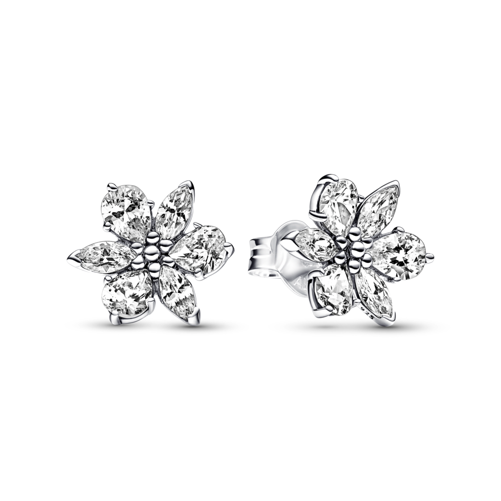 Sparkling Herbarium Cluster Stud Earrings