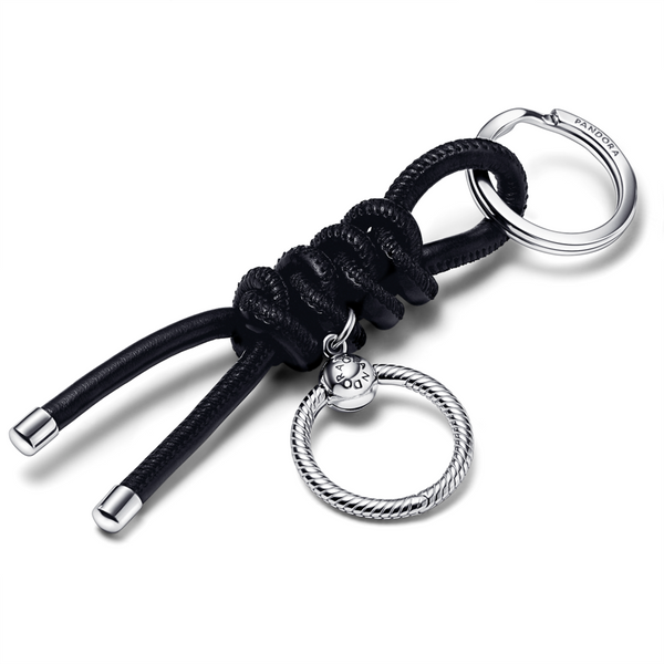 Pandora Moments Leather-free Fabric Charm Key Ring