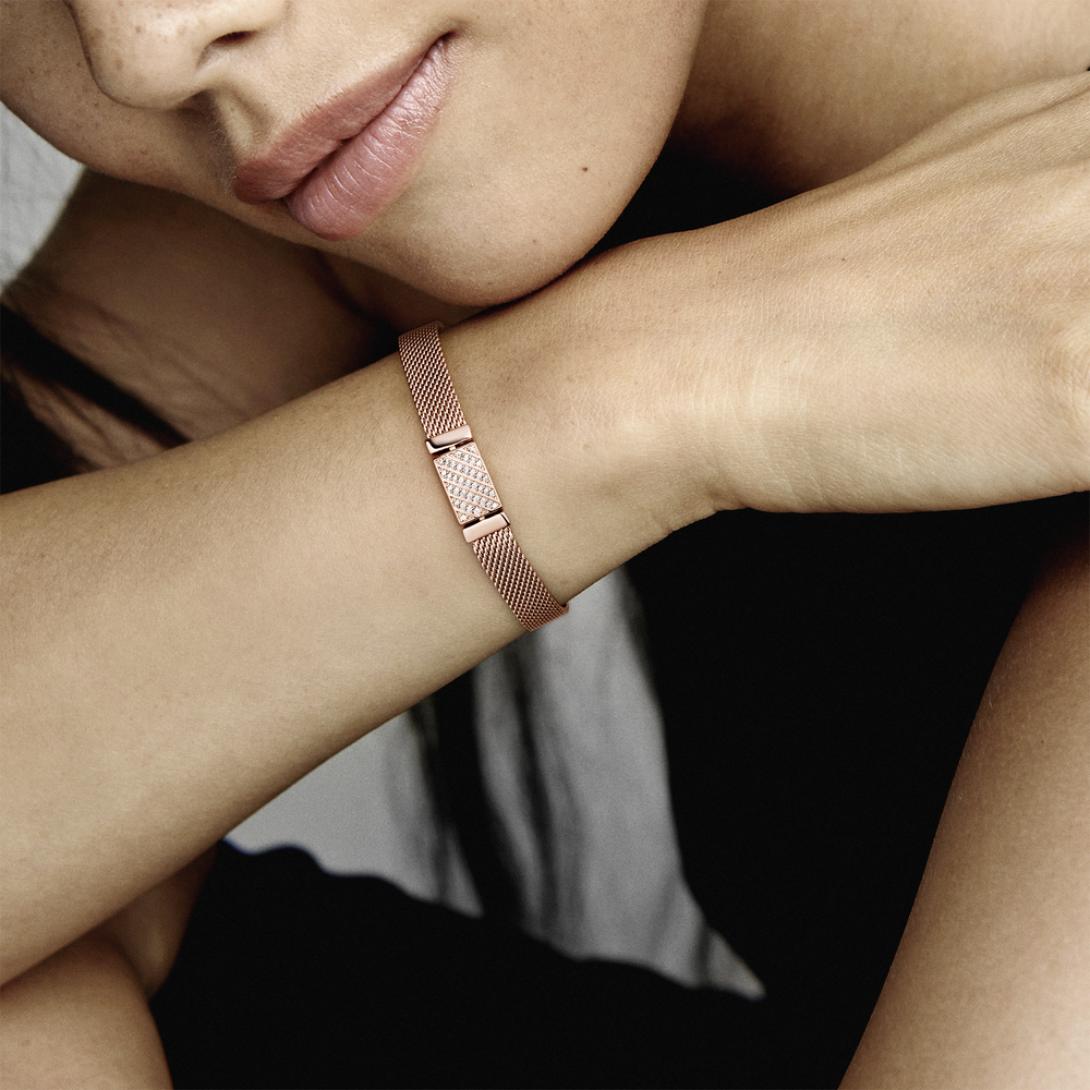 Pandora Timeless Pandora Reflexions Long Clasp Pavé Bracelet