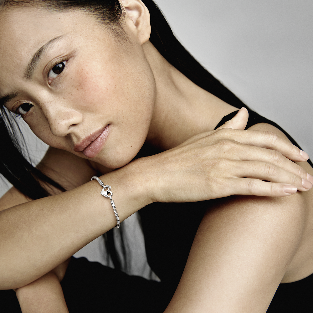 Pandora Moments Studded Chain Bracelet