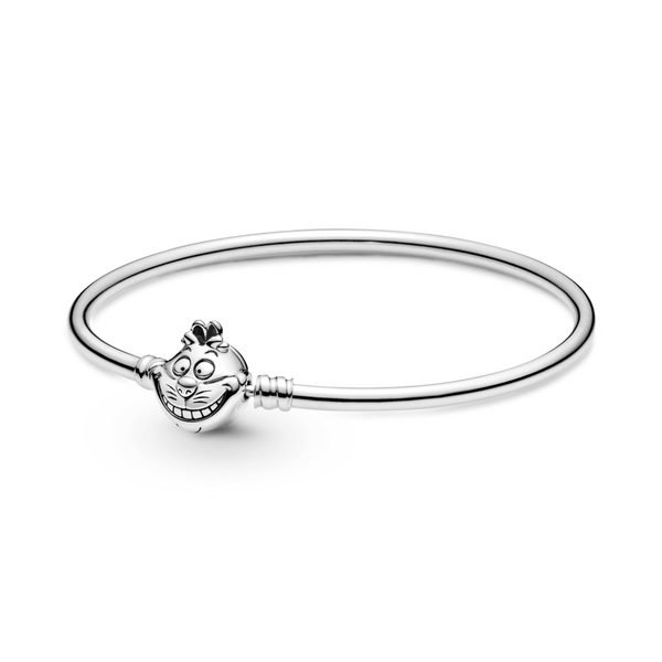 Disney Alice in Wonderland Cheshire Cat Clasp Pandora Moments Bangle