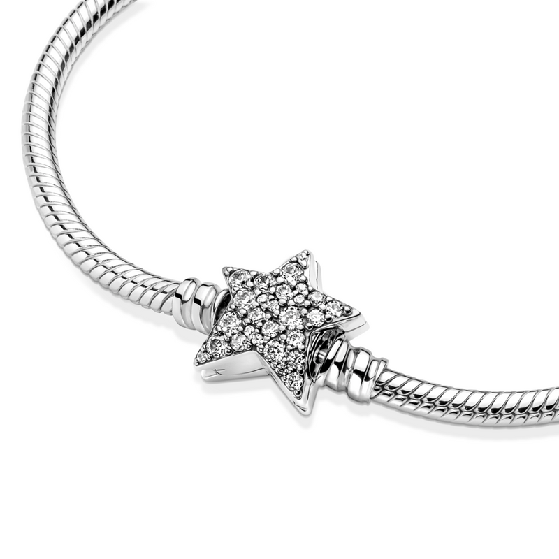 New Authentic Pandora Shooting Star Necklace 396354CZ-60 W Tag & Hinged Box  | eBay