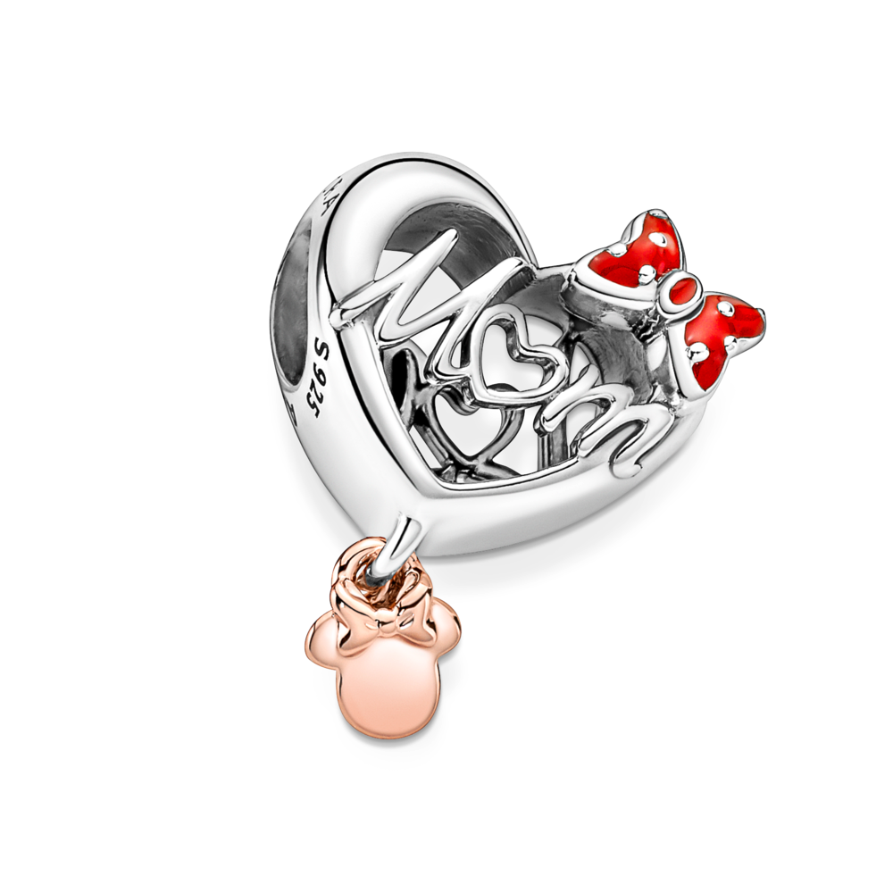Disney Minnie Mouse Mum Heart Charm
