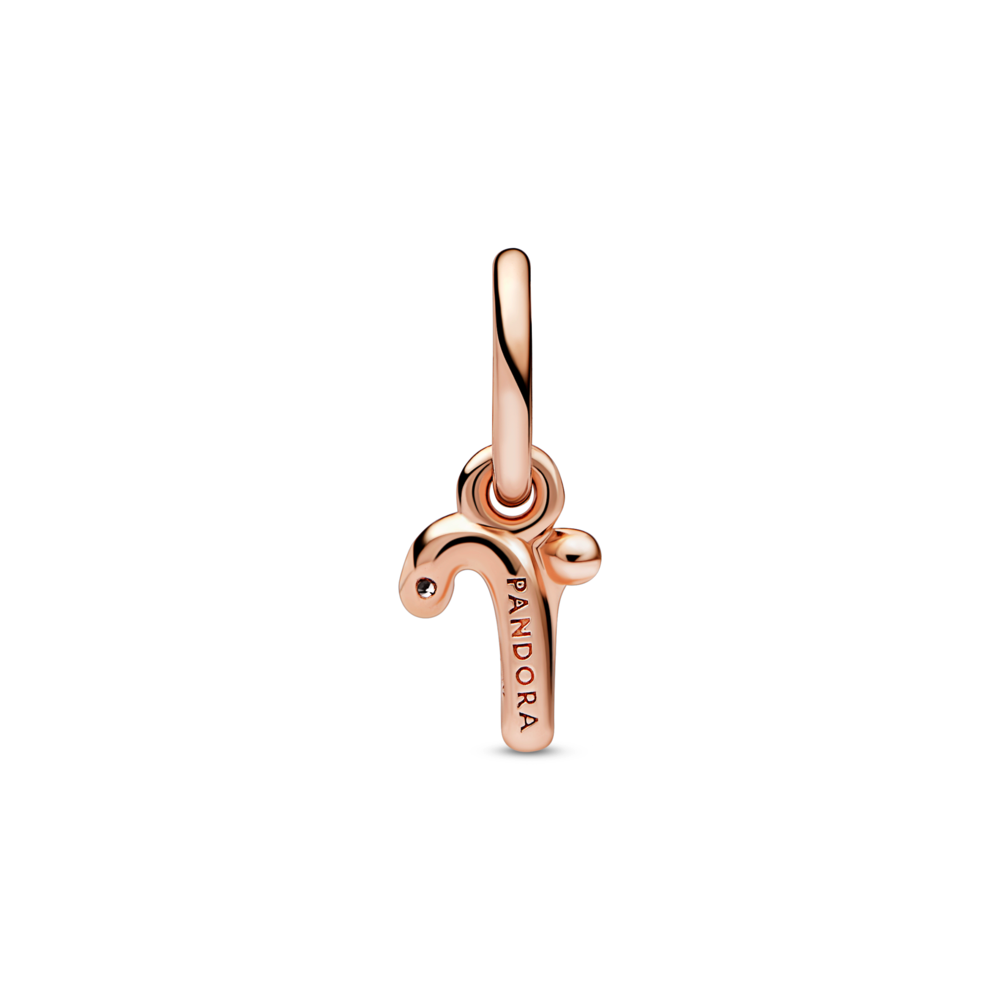 Letter R Script Alphabet Dangle Charm