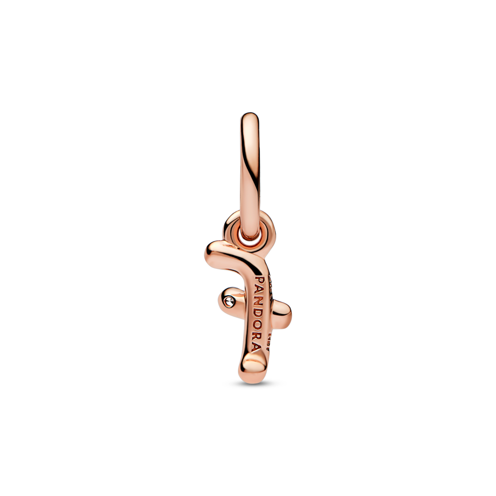 Letter F Script Alphabet Dangle Charm