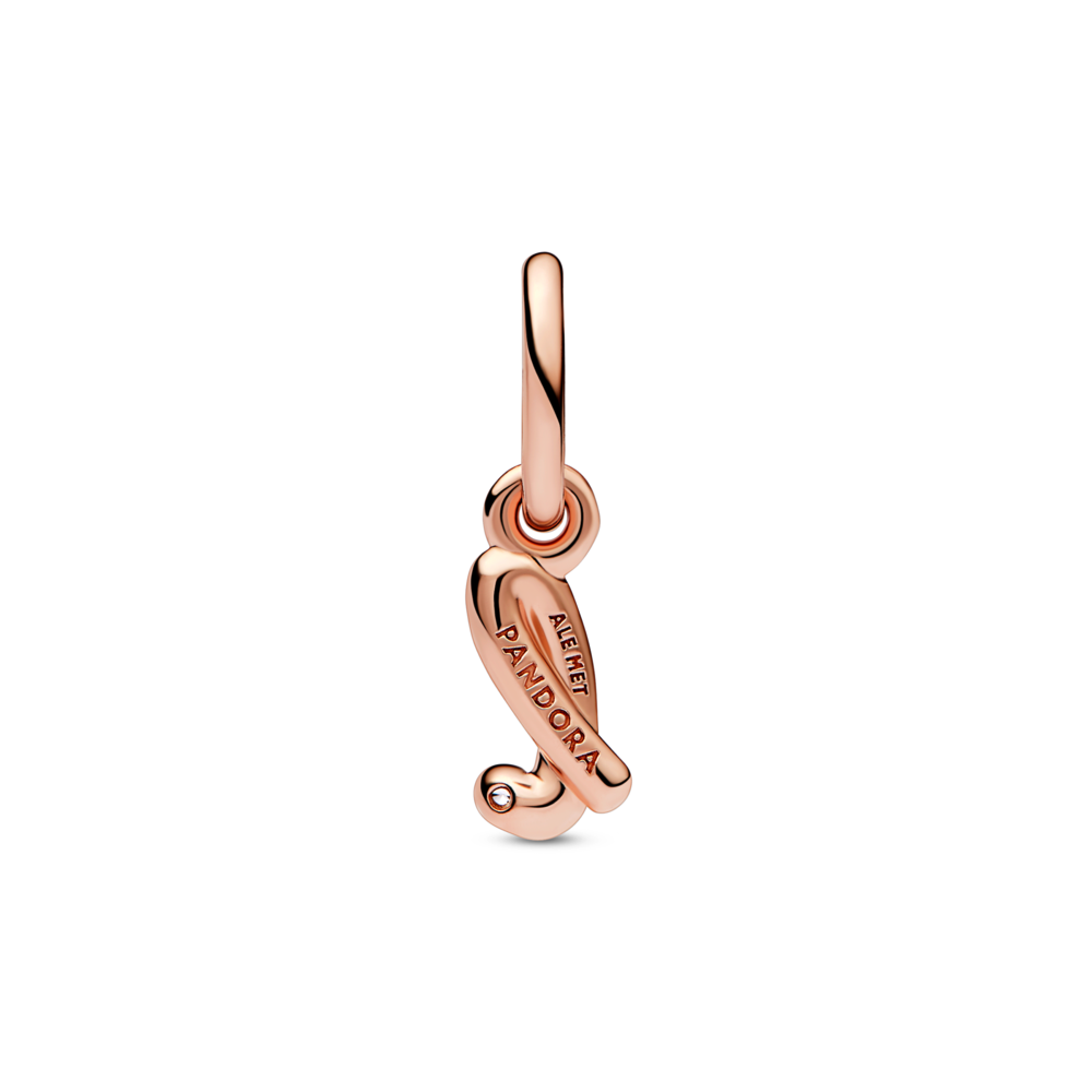 Letter L Script Alphabet Dangle Charm