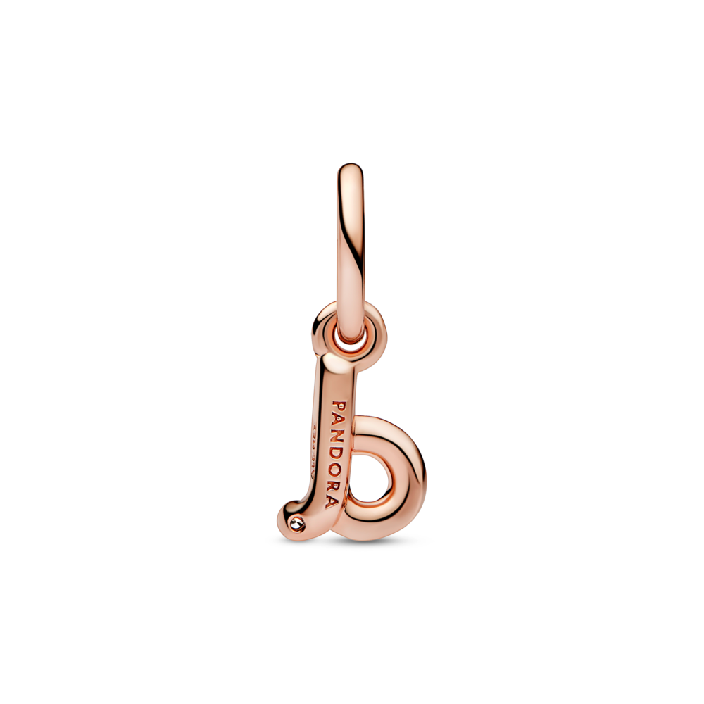 Letter D Script Alphabet Dangle Charm