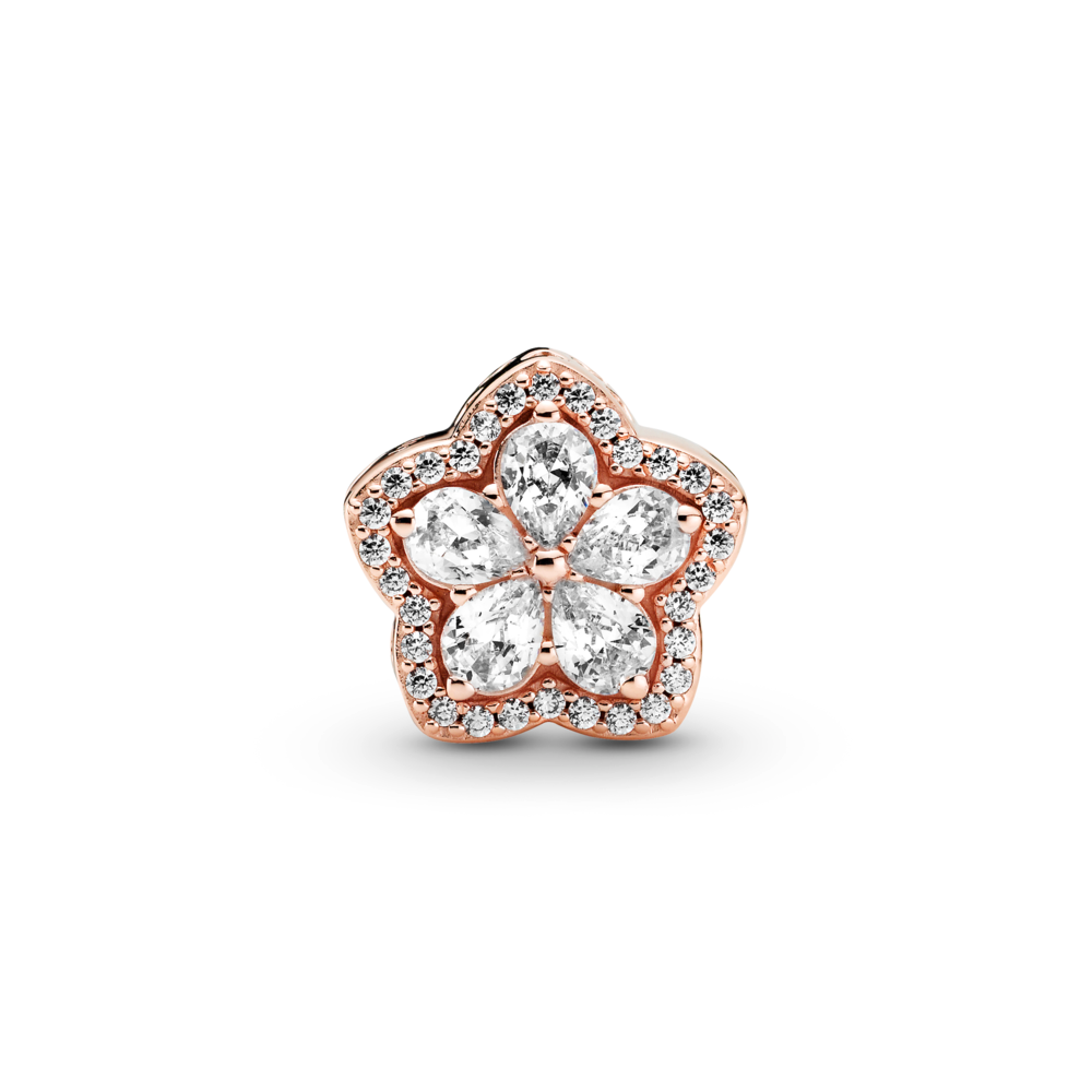 Sparkling Snowflake Pavé Charm