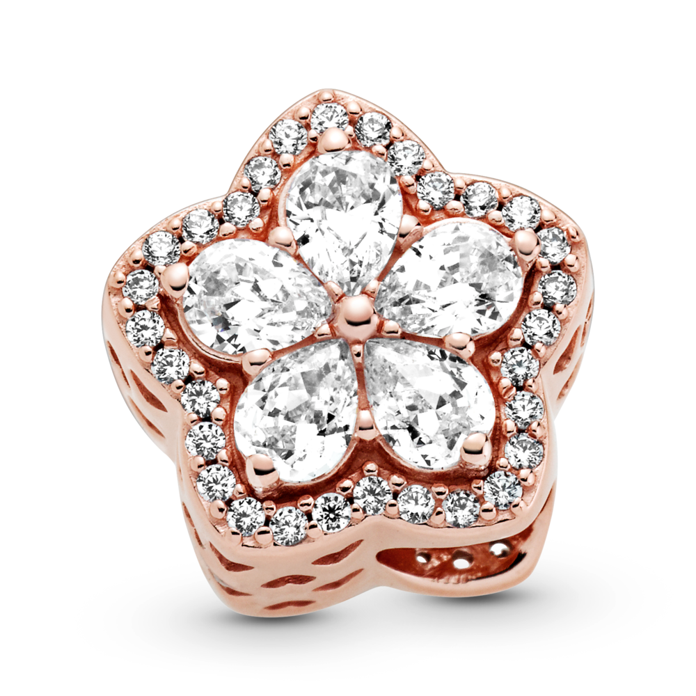 Sparkling Snowflake Pavé Charm